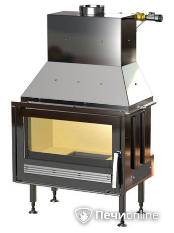 Каминная топка ABX Oxford 10 (10кВ в воду, 4кВ в воздух), стальная в Хабаровске